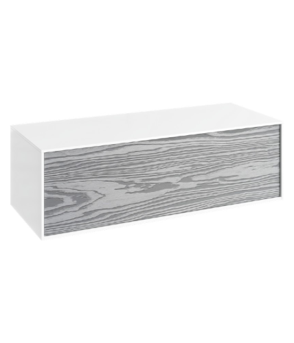 Тумба дополнительная AQWELLA Genesis 100  Миллириум серый GEN0310MG